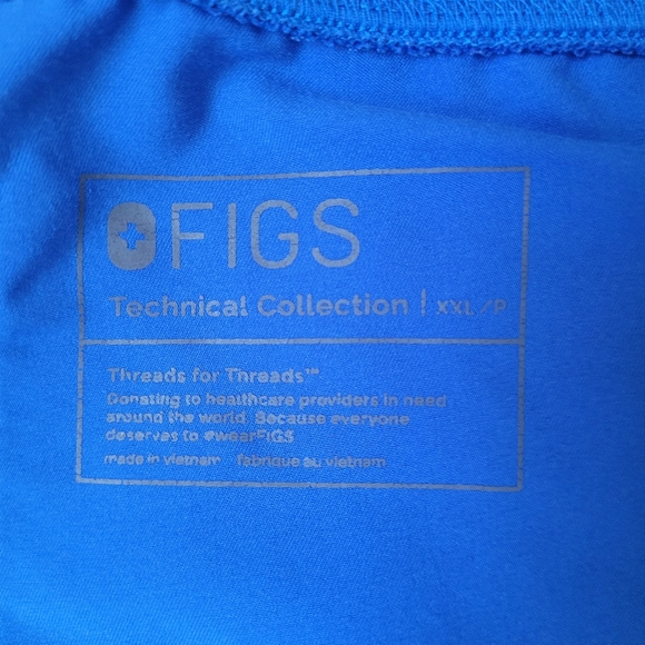 Figs scrub straight leg pants. Inseam 27". - Picture 5 of 5